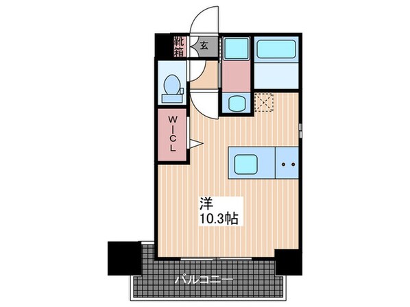 Der　Glanz.Y2 比治山の物件間取画像